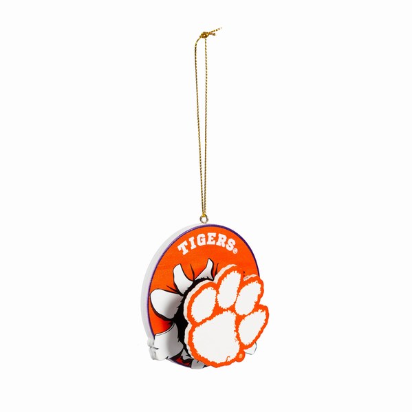 Item 420826 Clemson University Tigers Breakout Bobble Ornament