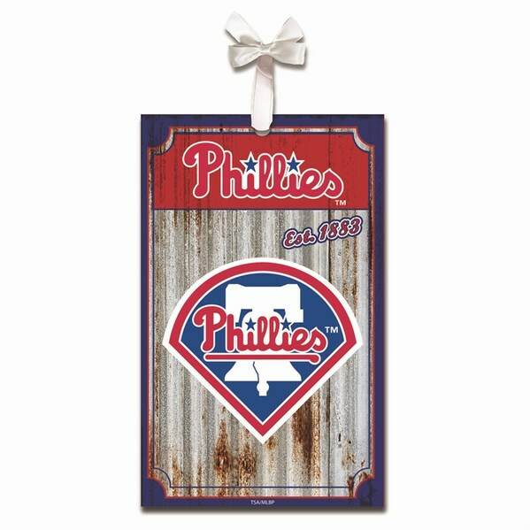 Item 420961 Philadelphia Phillies Corrugate Ornament