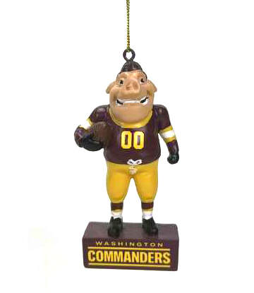 Item 421038 Washington Commanders Mascot Statue Ornament