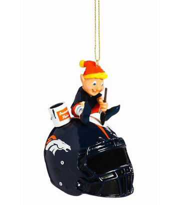 Item 421062 Denver Broncos Team Elf Helmet Ornament