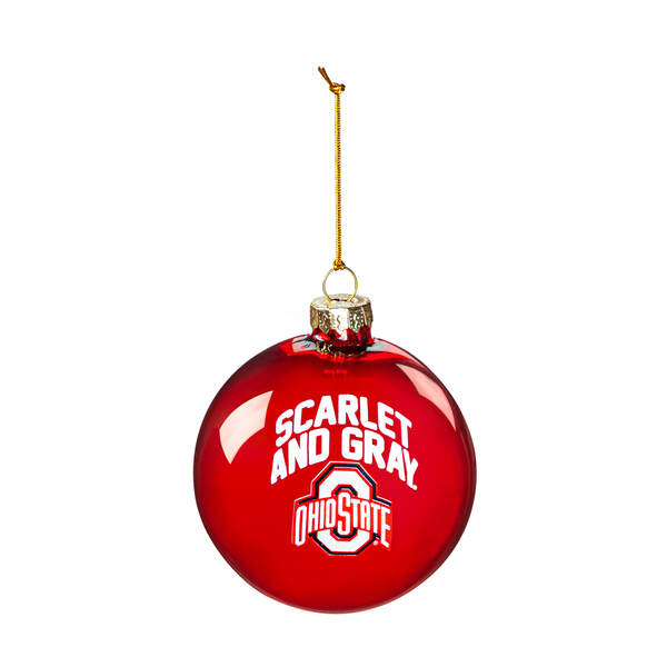 Item 421081 Ohio State Glass Ball Ornament