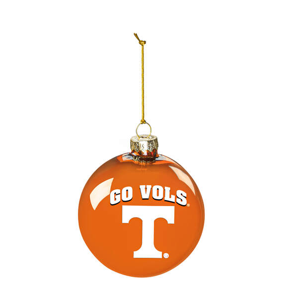 Item 421109 University Of Tennessee Glass Ball Ornament