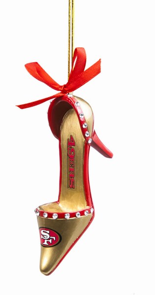 Item 421177 San Francisco 49ers High Heel Shoe Ornament