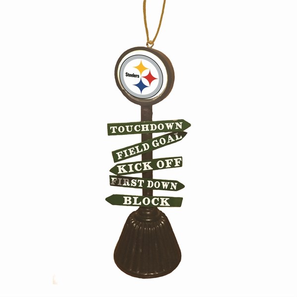 Item 421219 Pittsburgh Steelers Fan Crossing Ornament