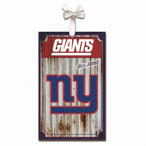Item 421230 New York Giants Corrugate Ornament