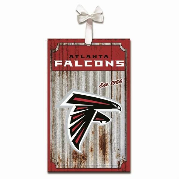 Item 421240 Atlanta Falcons Corrugate Ornament