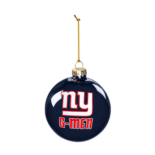 Item 421315 New York Giants Glass Ball Ornament