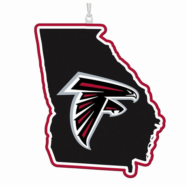 Item 421388 Atlanta Falcons State Ornament