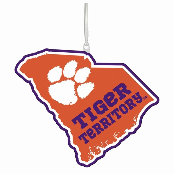 Item 421395 Clemson University Tigers State Ornament