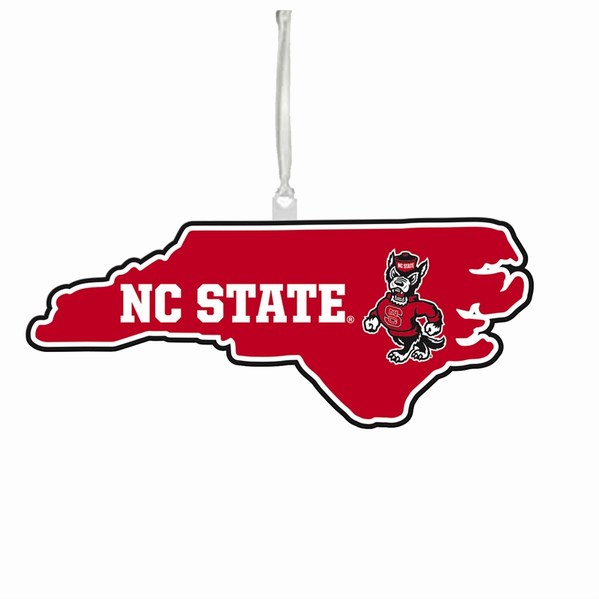 Item 421397 Nc State Wolfpack State Shaped Ornament