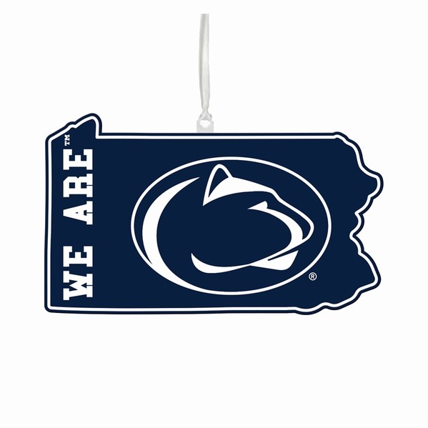 Item 421399 Penn State University Nittany Lions State Shaped Ornament