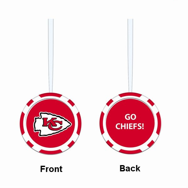 Item 421412 Kansas City Chiefs Token Ornament