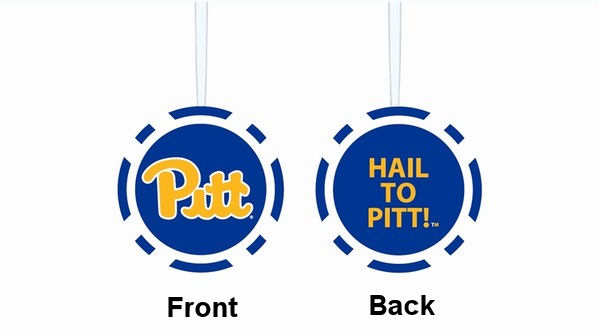 Item 421432 University of Pittsburgh Panthers Token Ornament