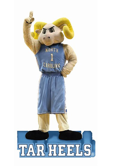 Item 421475 UNC Tar Heels Mascot Statue