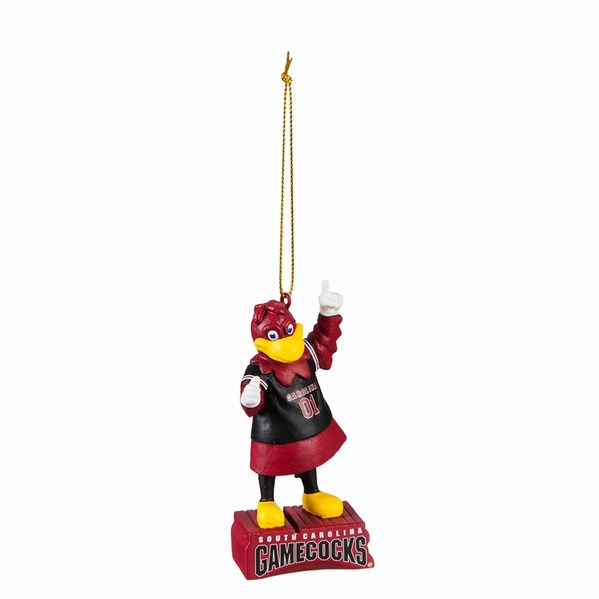 Item 421594 University of South Carolina Gamecocks Mascot Statue Ornament