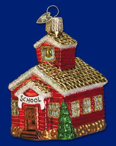 Item 425042 School House Ornament
