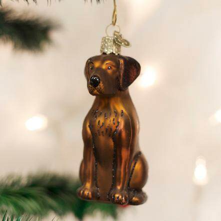 Item 425073 Chocolate Labrador Retriever Ornament