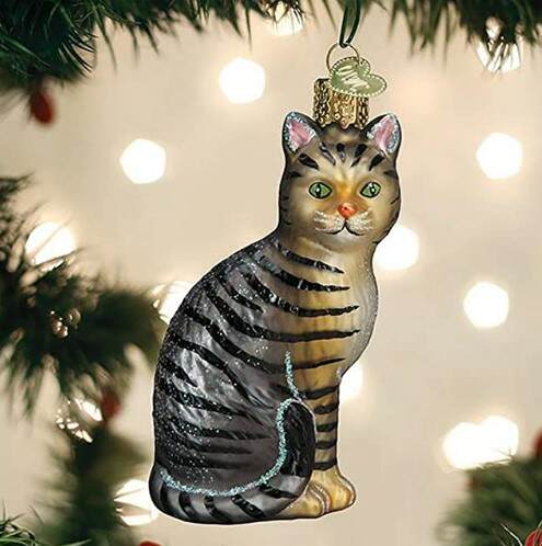 Item 425079 Tabby Cat Ornament