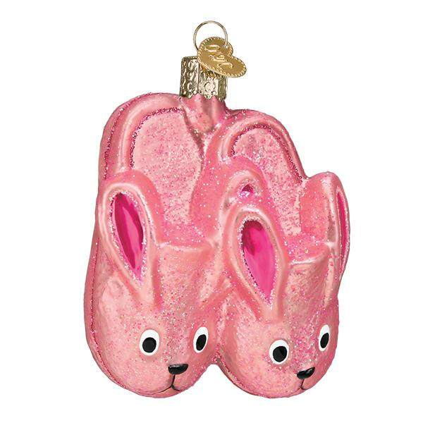 Item 425086 Bunny Slippers Ornament