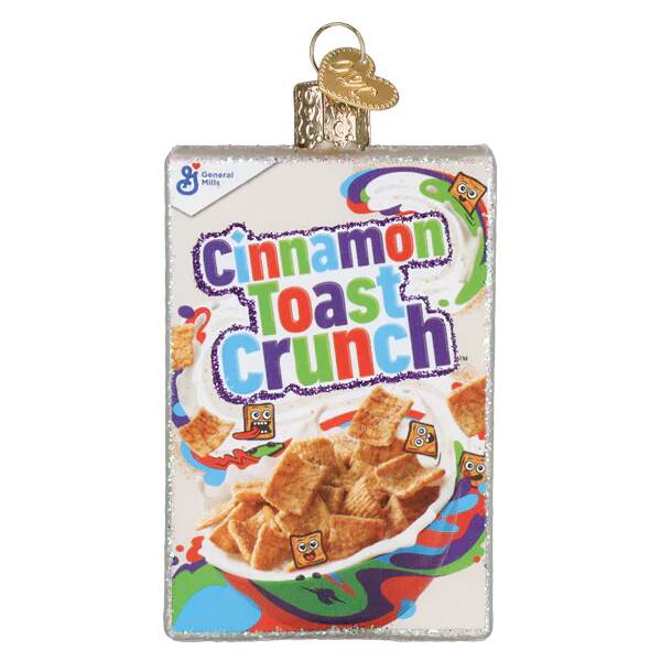 Item 425111 Cinnamon Toast Crunch Box Ornament
