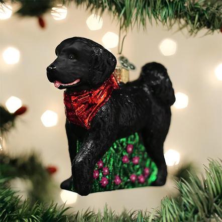 Item 425119 Black Doodle Dog Ornament