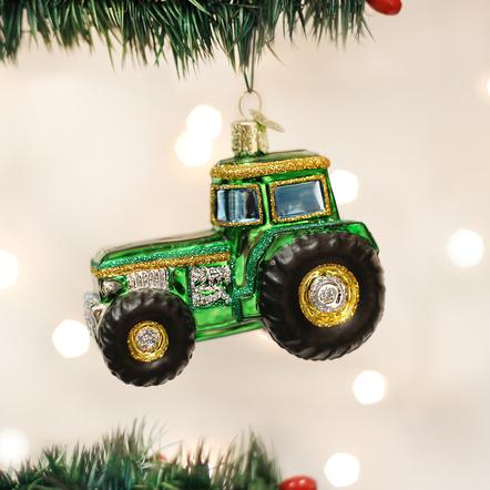 Item 425167 Green Tractor Ornament