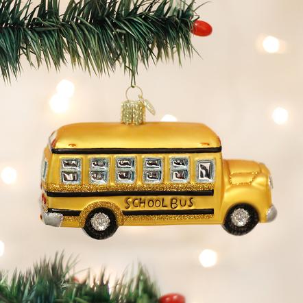 Item 425168 Yellow School Bus Ornament