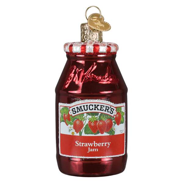 Item 425209 Smuckers Strawberry Jam Ornament
