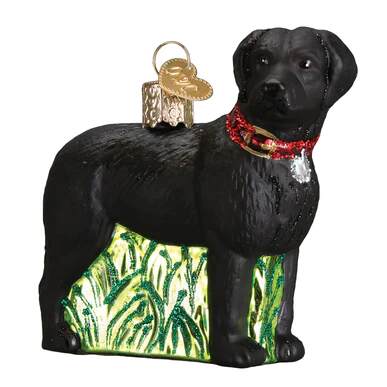 Item 425212 Standing Black Labrador Retriever Ornament