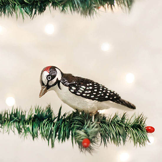 Item 425249 Hairy Woodpecker Clip-On Ornament