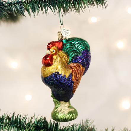 Item 425326 Heirloom Rooster Ornament