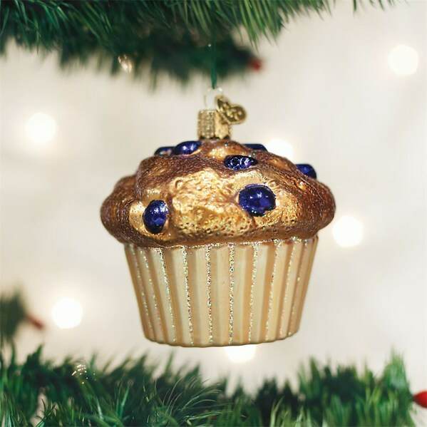 Item 425351 Blueberry Muffin Ornament