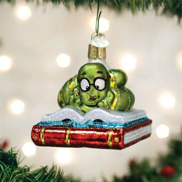 Item 425382 Bookworm Ornament