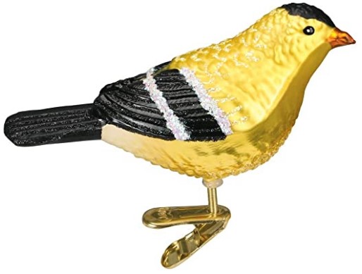 Item 425405 American Goldfinch Clip-On Ornament