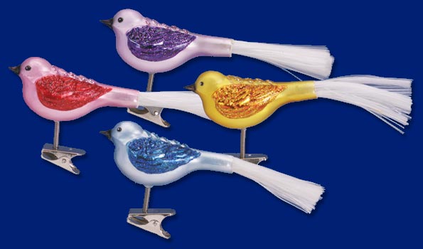 Item 425495 Glitter Bird Clip-On Ornament