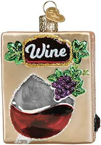 Item 425499 Boxed Wine Ornament