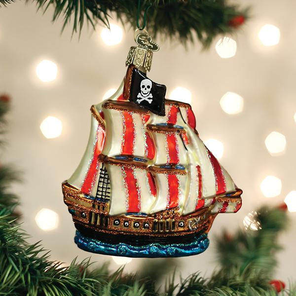 Item 425561 Pirate Ship Ornament