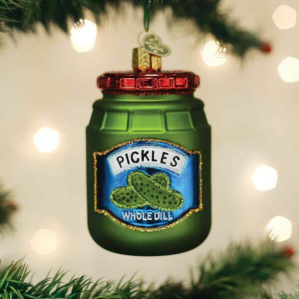 Item 425641 Jar Of Pickles Ornament