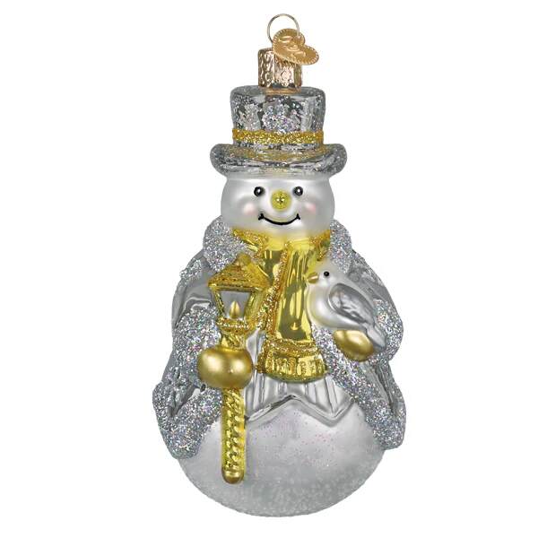 Item 425651 Sterling Snowman Ornament