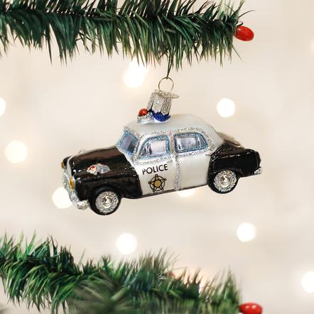 Item 425707 Police Car Ornament