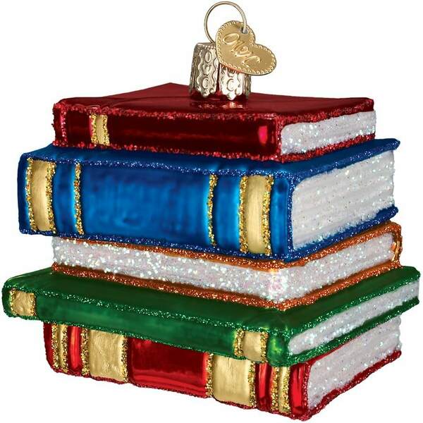 Item 425723 Stack of Books Ornament