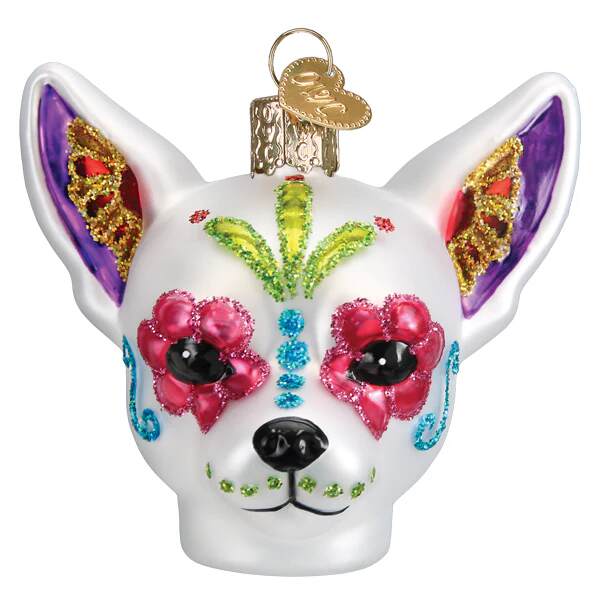 Item 425743 Dia De Los Muertos Dog Ornament