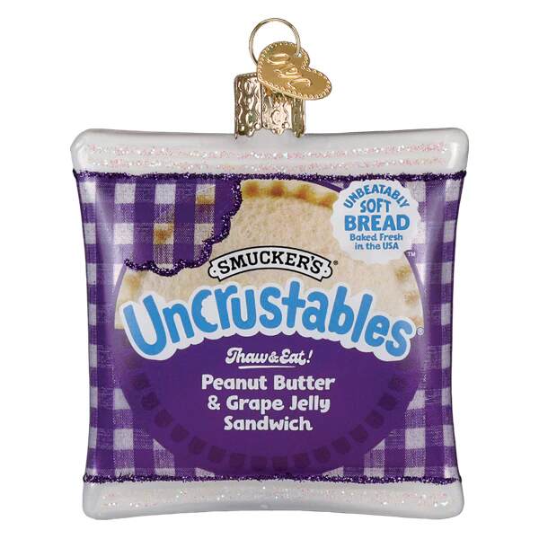 Item 425776 PB And Grape Uncrustables Ornament