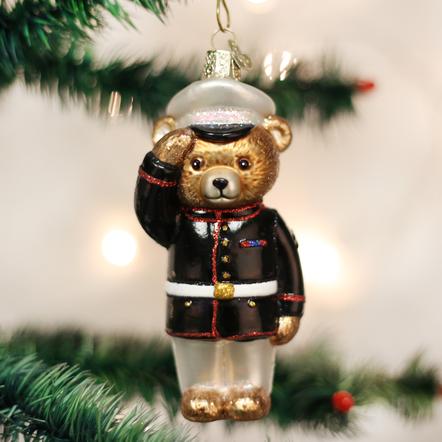 Item 425784 Marines Bear Ornament