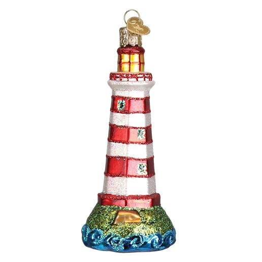 Item 425866 Sambro Island Lighthouse With Waves Ornament