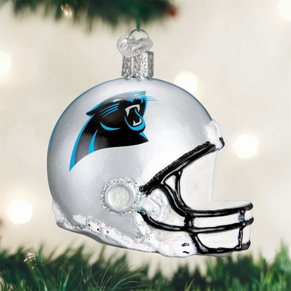 Item 425973 Carolina Panthers Helmet Ornament