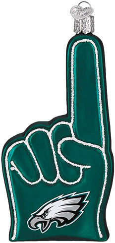 Philadelphia Eagles Foam Finger Ornament - Item 426183