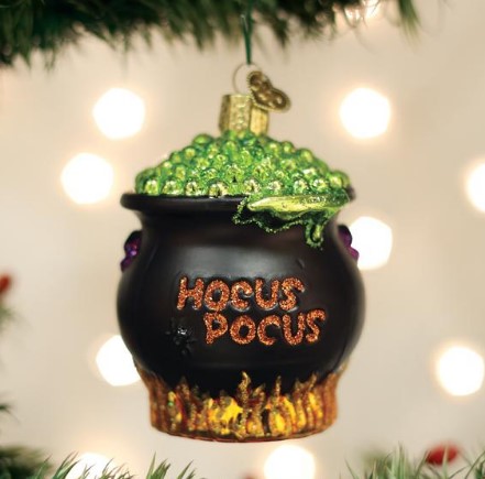 Item 426254 Halloween Cauldron Ornament