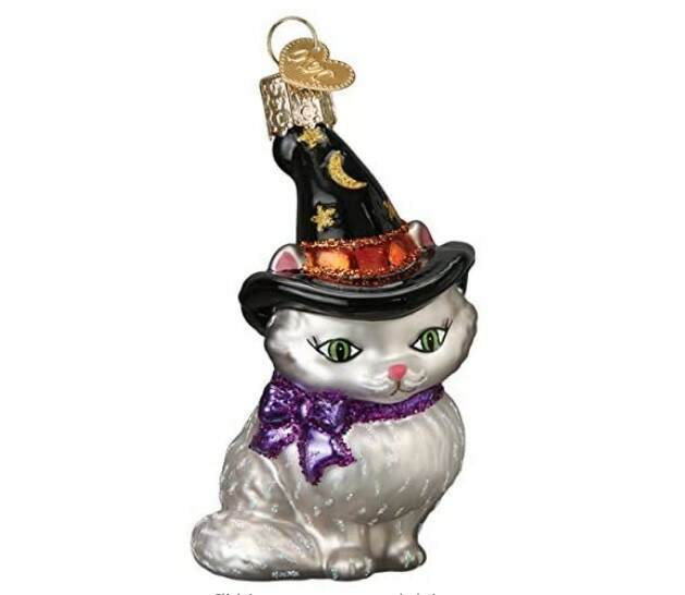 Item 426255 Witch Kitten Ornament