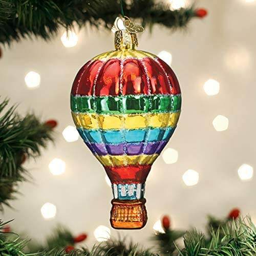 Item 426280 Vibrant Hot Air Balloon Ornament